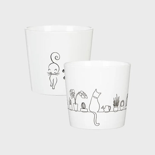 2er Übertopfset Catview & Catwalk