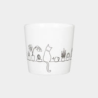 Catview Keramiktopf Weiß 13cm