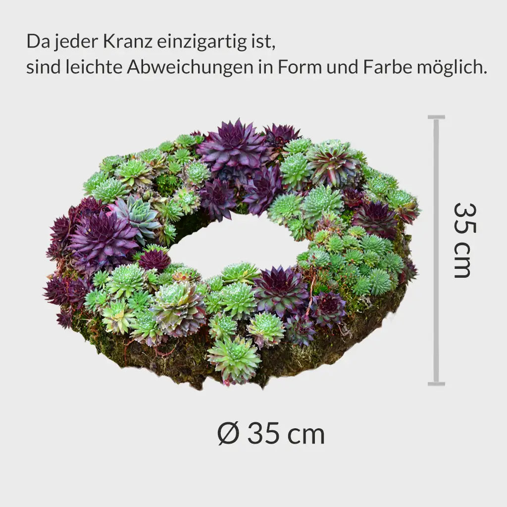 Trauerkranz optional mit Schleife Ø 35cm