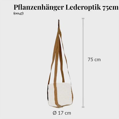 Stabiler Pflanzenhänger aus Papier 75cm