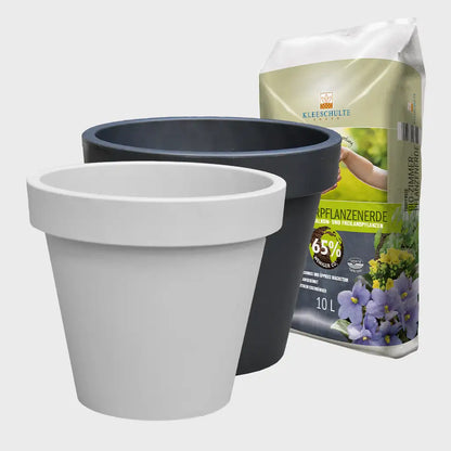 Pflanzkübel Outdoor 40cm mit Erde