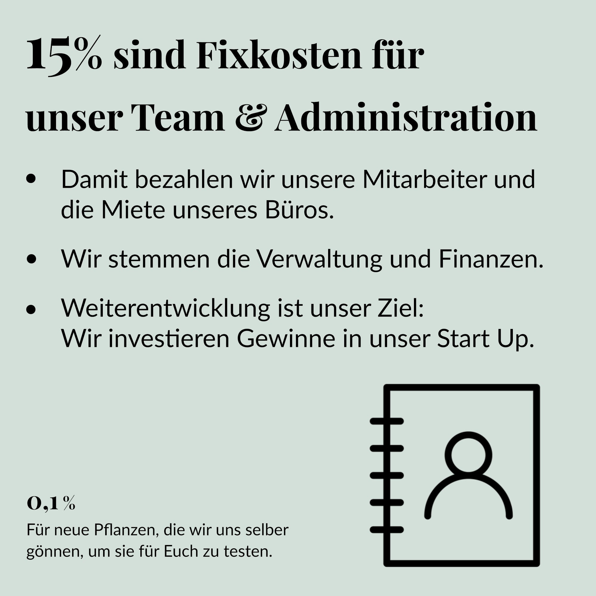 15% Fixkosten