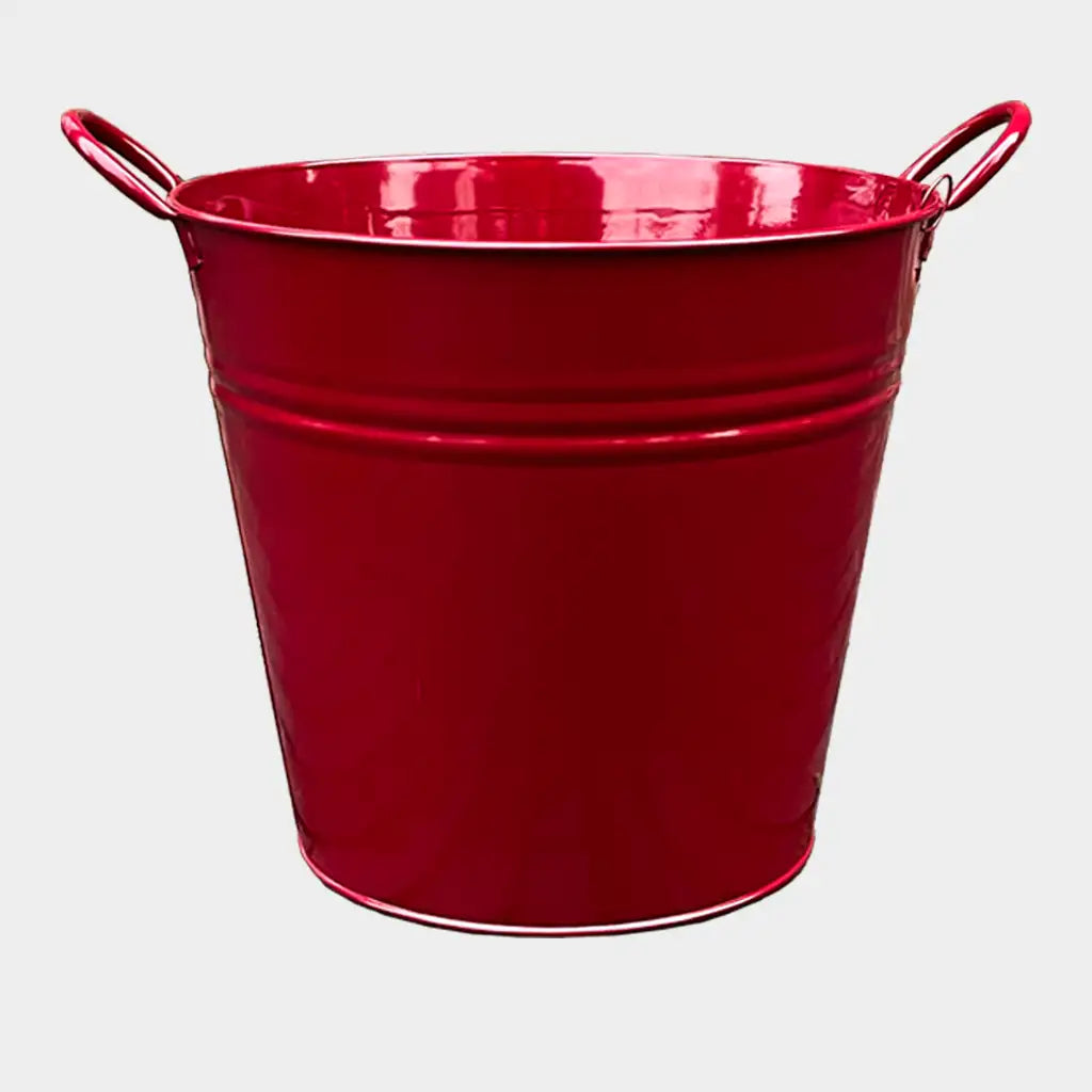 Zinkeimer Rot 30cm (B-Ware)